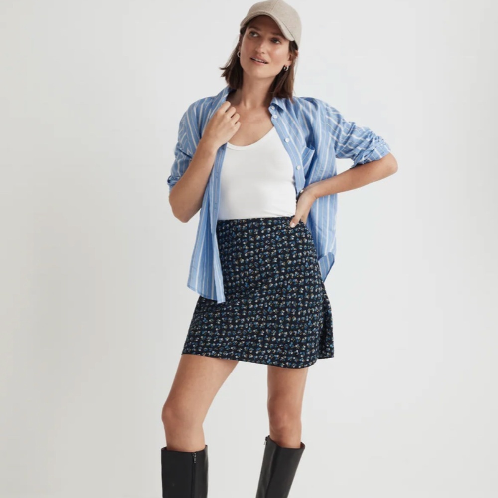 NWOT Madewell Layton Floral Miniskirt | Women’s Casual Chic Mini Skirt - Picture 1 of 7